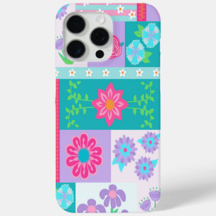 Vibrant Blooming Flowers Design iPhone 15 Pro Max Case
