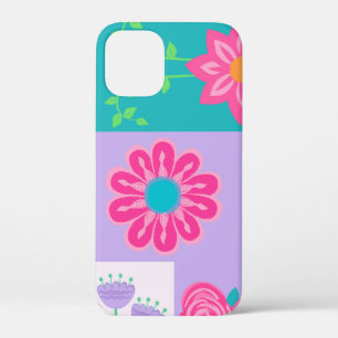 Vibrant Blooming Flowers Design iPhone 12 Mini Case