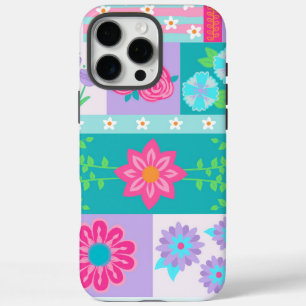 Vibrant Blooming Flowers Design iPhone 16 Pro Max Case