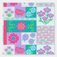 Vibrant Blooming Flowers Design