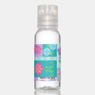 Vibrant Blooming Flowers Design Hand Sanitizer
