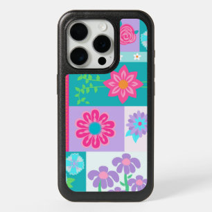 Vibrant Blooming Flowers Design iPhone 15 Pro Case