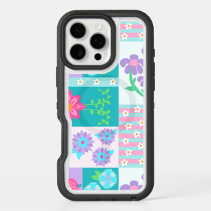 Vibrant Blooming Flowers Design iPhone 16 Pro Max Case