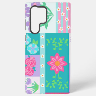 Vibrant Blooming Flowers Design Samsung Galaxy S22 Ultra Case