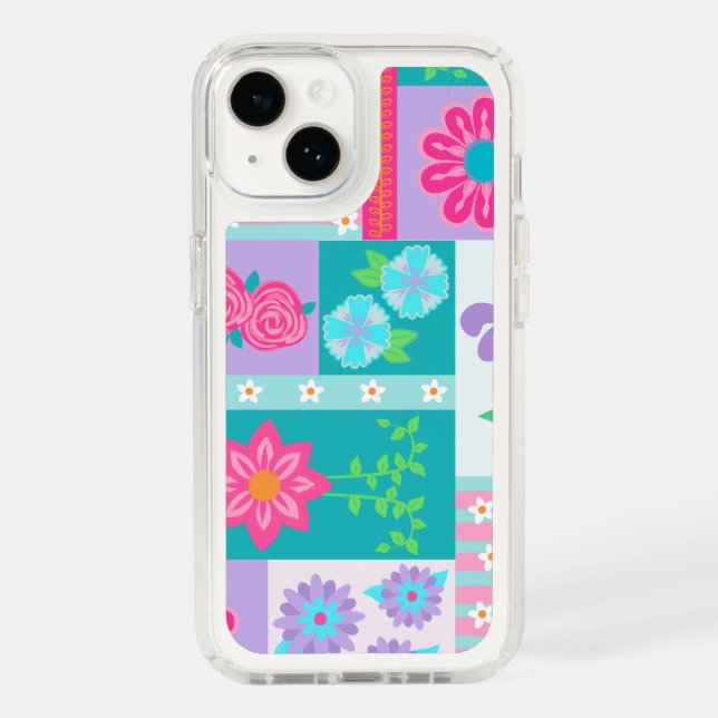 Vibrant Blooming Flowers Design Speck iPhone Case (Front)