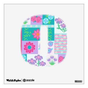 Vibrant Blooming Flowers Design Wall Decal