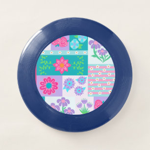 Vibrant Blooming Flowers Design Wham-O Frisbee