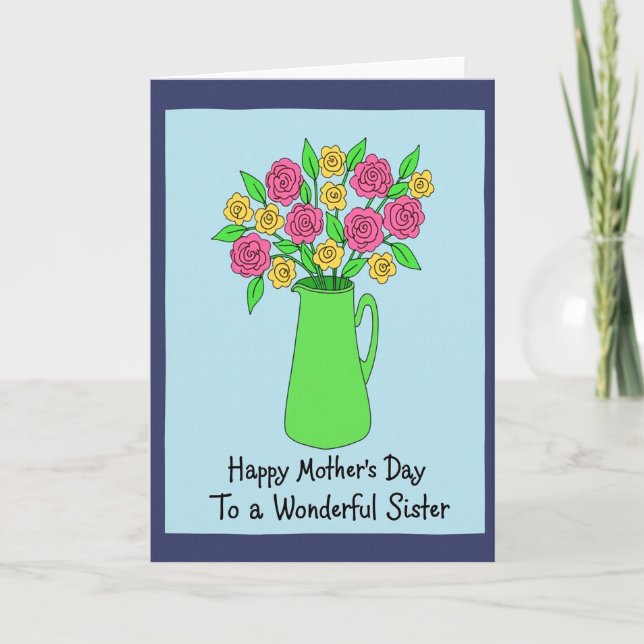 Vibrant Blooms Mother Card (Front)