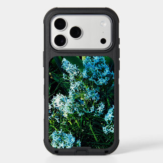 Vibrant Bluestar Flowers in Blues Violets Whites iPhone 17 Pro Max Case