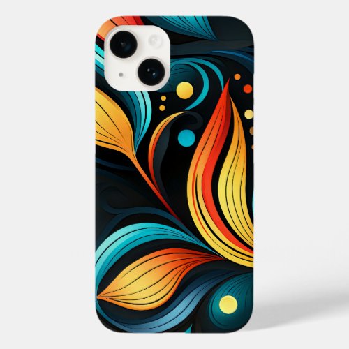 Vibrant Bohemian Floral and Geometric Fusion Case_Mate iPhone 14 Case