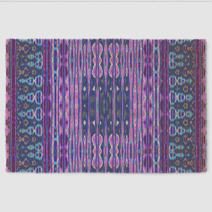 Vibrant Bohemian Tribal Geometric Coir Mat
