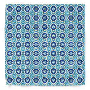 Vibrant Boho Chic Floral Pattern Bandana