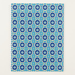 Vibrant Boho Chic Floral Pattern Planner