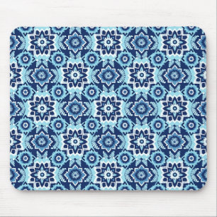 Vibrant Boho Chic Mandala Pattern Mouse Pad