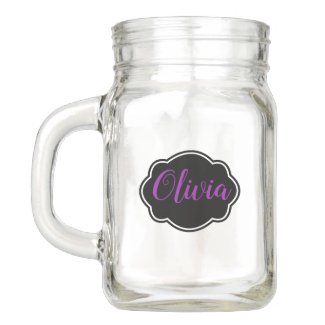 Vibrant, Bold Fuchsia Purple Personalized
