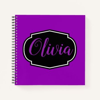 Vibrant, Bold Fuchsia Purple Personalized