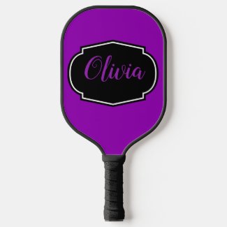 Vibrant, Bold Purple Personalized 