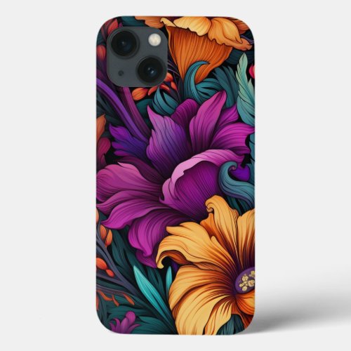 Vibrant Botanica iPhone Sleeve iPhone 13 Case