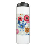 &#127800; Vibrant Botanical Bloom Leggings Thermal Tumbler