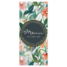 Vibrant Botanical Floral Personalized Wedding