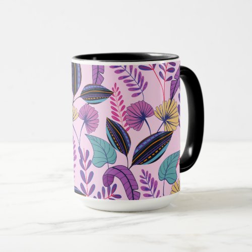 Vibrant Botanical Garden Mug