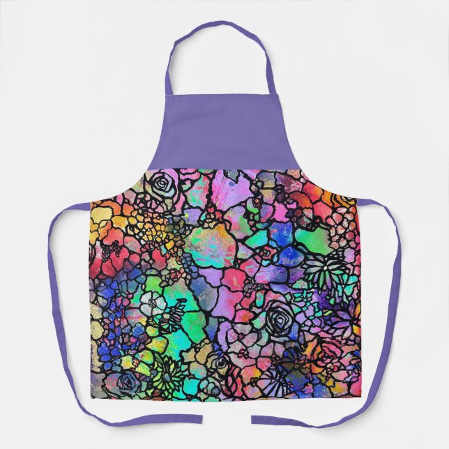 Vibrant Bouquet Apron (Front)