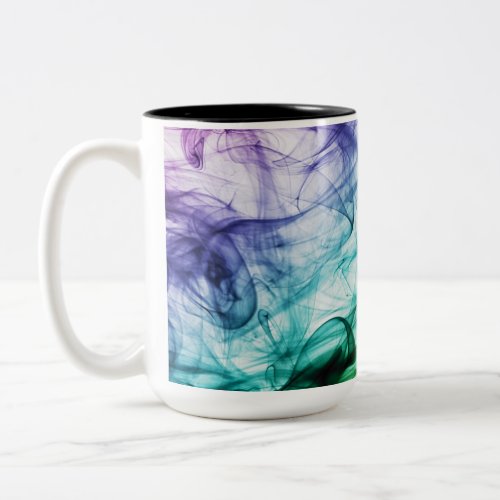 Vibrant Brew A Splash of Color on Your Morning C Two_Tone Coffee Mug