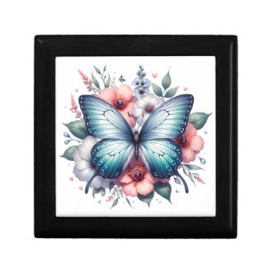 Vibrant Butterfly Floral Bouquet Art-96283 Gift Box