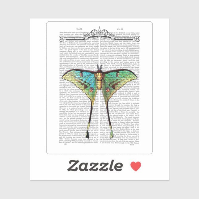 Vibrant Butterfly Sticker (Sheet)