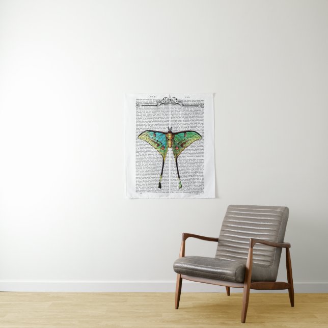 Vibrant Butterfly Tapestry (In Situ)