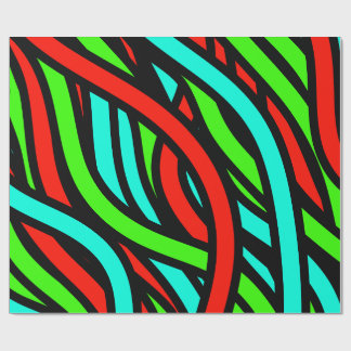 Vibrant Cable Wrapping Paper