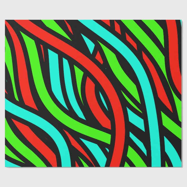 Vibrant Cable Wrapping Paper (Flat)