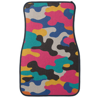 Vibrant camo Car Floor Mat