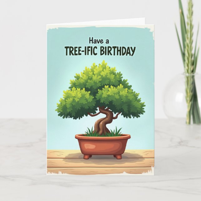 Vibrant Canopy Birthday Card (Front)