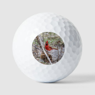 Vibrant Cardinal Golf Balls