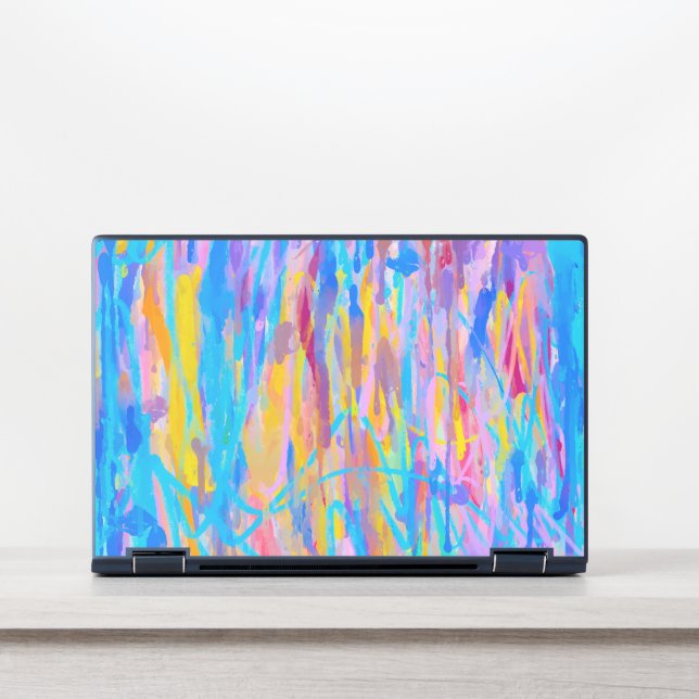 Vibrant Cascade HP Laptop Skin (Front)