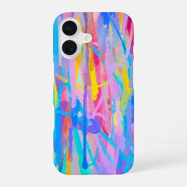 Vibrant Cascade Iphone Case (Back)