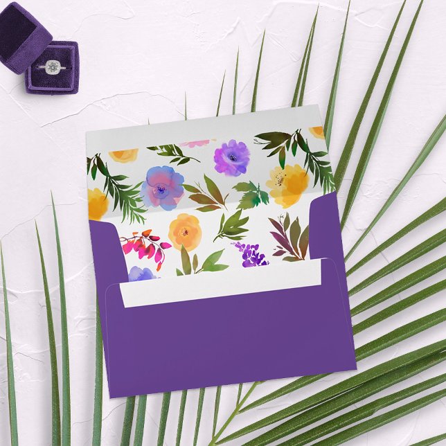 Vibrant Casual Magenta Violet Yellow Envelope (Creator Uploaded)