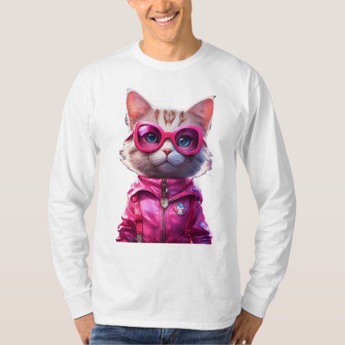 Vibrant Cat Tee Collection
