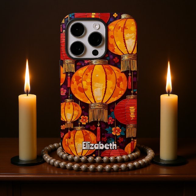 Vibrant Chinese Lanterns Case-Mate iPhone Case (Creator Uploaded)