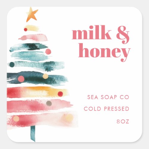 Vibrant Christmas Product Stickers