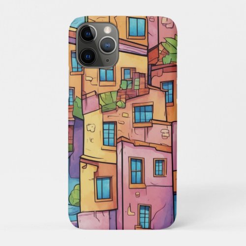 Vibrant Cityscape Impressions V2 iPhone 11 Pro Case