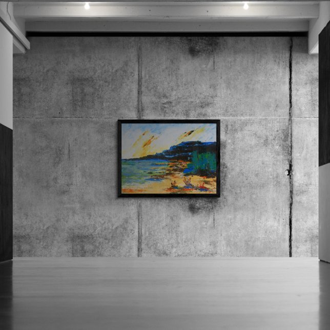 Vibrant Coastal Landscape Poster (Creator Uploaded)