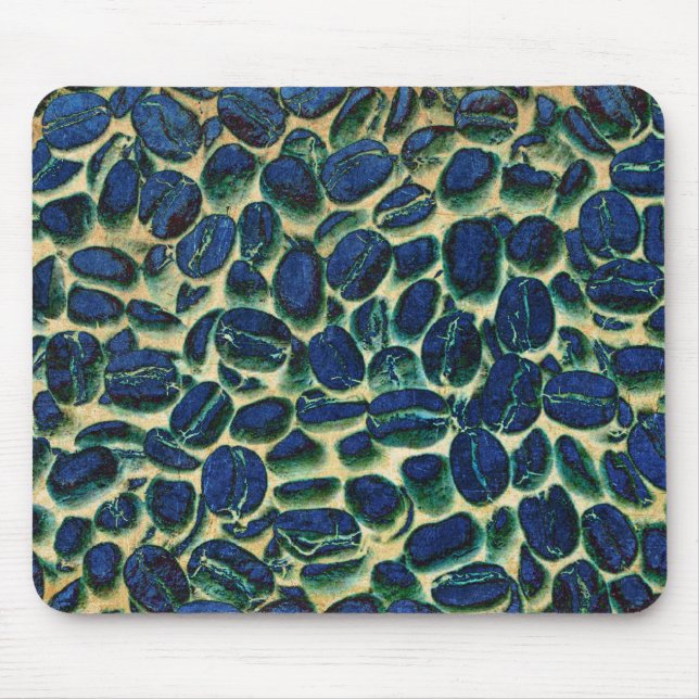 vibrant coffee beans mouse pad (Front)
