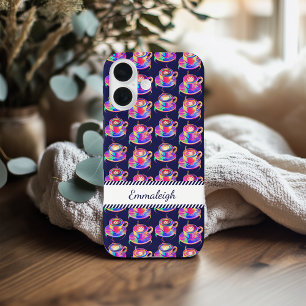 Vibrant Coffee Latte iPhone 16 Case