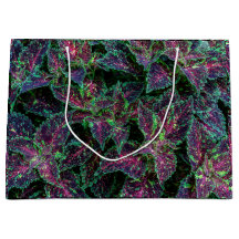 Vibrant Coleus Leaves Pattern.