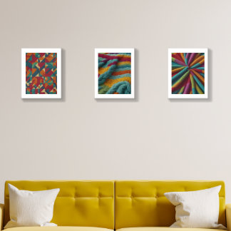 Vibrant collection of wall handing cool art acrylic photo tile