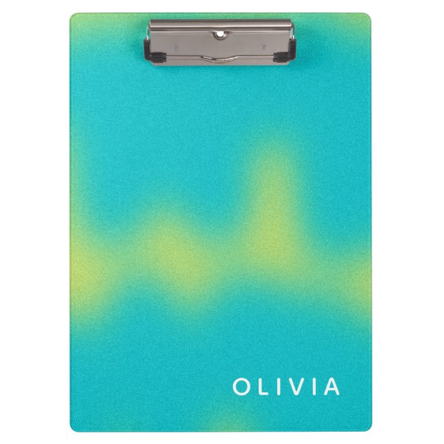 Vibrant Color Aesthetic Pattern Clipboard (Front)