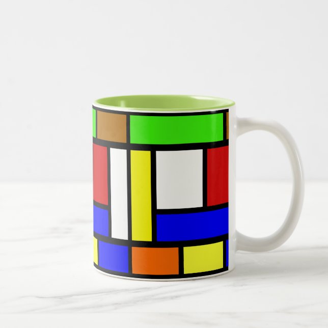 Vibrant Color Block Mug (Right)