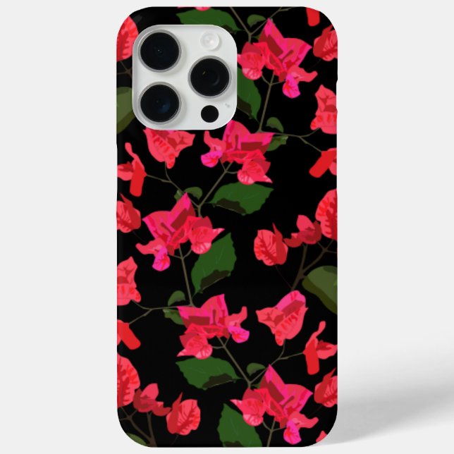 Vibrant Color Bougainvillea iPhone / iPad case (Back)